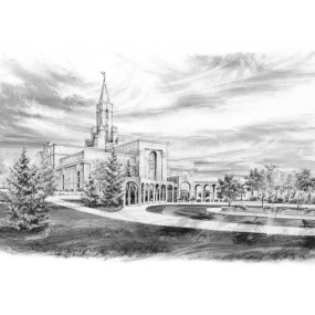 Bountiful Utah Temple Recommend Holder